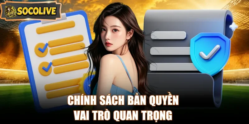 Chính sách bản quyền vai trò quan trọng