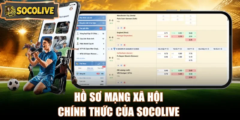 Hồ sơ mạng xã hội chính thức của Socolive