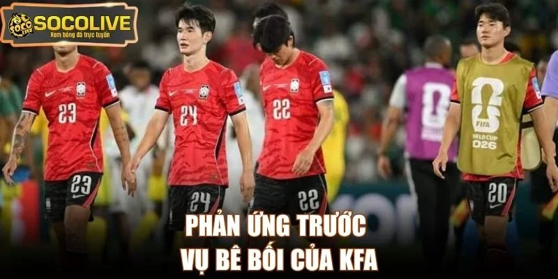 Phản ứng trước vụ bê bối của KFA