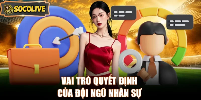 Vai trò quyết định của đội ngũ nhân sự